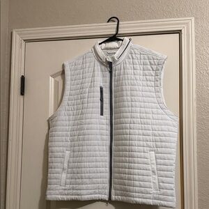 johnnie-O Light Gray Quilted Vest